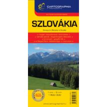 Cartographia Szlovákia térkép 9789633524862