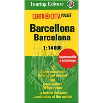 Cartographia Barcelona city zsebtérkép 9788836571024