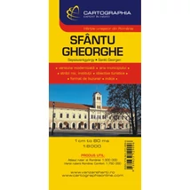 Cartographia Sepsiszentgyörgy várostérkép 9789633529096