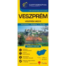 Cartographia Veszprém várostérkép (+Veszprém megye térképe) 9789633526972