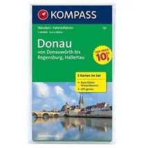 Cartographia K 161 Duna (Donauwört - Regensburg) turistatérkép 9783850261807