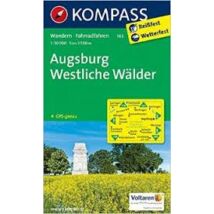 Cartographia K 162 Augsburg, Nyugati-Erdők turistatérkép 9783850266918