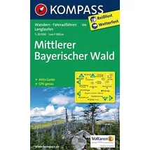 Cartographia K 196 Bajor-erdő középső rész turistatérkép 9783990448823