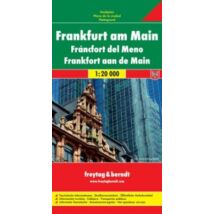 Cartographia Frankfurt am Main várostérkép (Freytag) 9783707912180