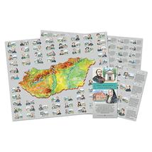 Cartographia Híres magyarok - Nevezetes emlékhelyek látványtérkép 9786158008570