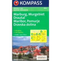 Cartographia K 2802 Maribor, Pomurje, Dráva-völgy turistatérkép 9783850261357