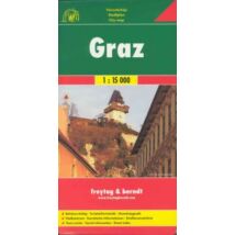 Cartographia Graz várostérkép 1:15 000 (Freytag) 9783850841146
