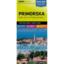 Cartographia Szlovénia tengerpart (Primorska) turistatérkép kalauzzal 3830048522571