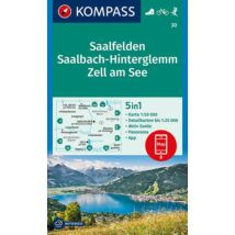 Cartographia K 30 Saalfelden, Saalbach-Hinterglemm, Zell am See turistatérkép 9783990444054