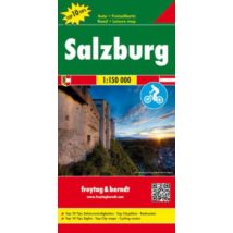 Cartographia Salzburg és környéke térkép - kerékpárutakkal (Freytag) 9783707915266