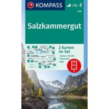 Cartographia K 229 Salzkammergut turistatérkép 9783990444412