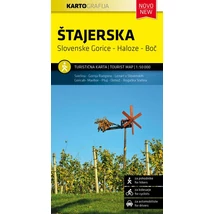 Cartographia Stajerska turistatérkép 3830048523332