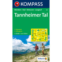 Cartographia K 04 Tannheimer Tal turistatérkép 9783854916444