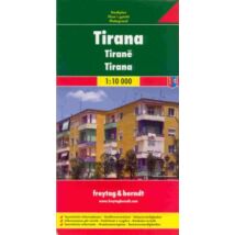 Cartographia Tirana várostérkép (Freytag) 9783707907940
