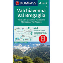 Cartographia K 92 Valchiavenna - Val Bregaglia turistatérkép 9783990444344