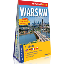 Cartographia Varsó Pocket Comfort térkép 9788380464179