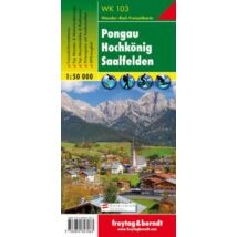 Cartographia WK103 Pangau-Hochkönig-Saalfelden turistatérkép - Freytag 9783850847063