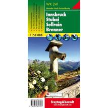 Cartographia WK241 Innsbruck-Stubai-Sellrain-Brenner turistatérkép (Freytag) 9783850847537