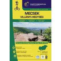 Cartographia Mecsek, Villányi-hegység turistakalauz 9789633520192