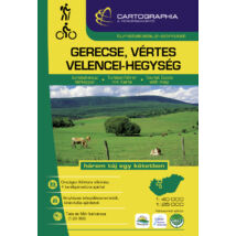 Cartographia Gerecse, Vértes és Velencei-hegység turistakalauz 9789633525760