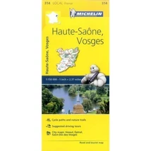 Cartographia Haute-Saone, Vosges - Franciaország résztérkép (Michelin 11314) 9782067210172