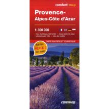 Cartographia Provence, Alpok-Cote D'Azur laminált térkép 9788381900416