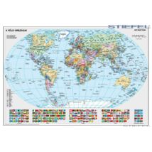 Cartographia A Föld országai térkép 100 X 70, fémléces - Stiefel 2000000010397