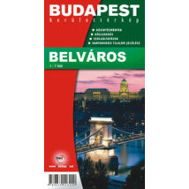 Cartographia Budapest belvárosi kerületeinek térképe - T.Press 9789639113220