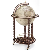 Cartographia Földgömb Zoffoli EXPLORA Antique white 40 cm, antik - Bárgömb 