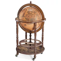 Cartographia Földgömb Zoffoli MINERVA Classic 40 cm, antik - Bárgömb 