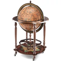 Cartographia Földgömb Zoffoli MINOSSE 40 cm, antik - Bárgömb 