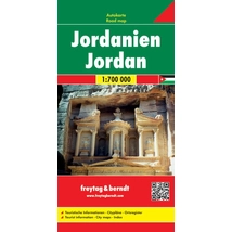 Cartographia Jordánia térkép (Freytag) 9783707909791