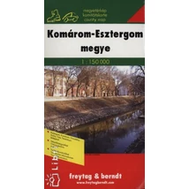 Cartographia Komárom-Esztergom megye térkép (Freytag) 9789639458499