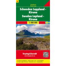 Cartographia Svédország résztérkép (6) Lappföld-Kiruna térkép (Freytag) 9783707904703