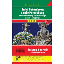 Cartographia Szentpétervár várostérkép (Freytag) 9783707914245