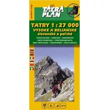 Cartographia TM3769 Magas- és Bélai-Tátra laminált turistatérkép 9788097137694