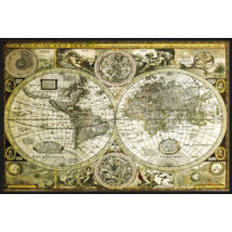 Cartographia Világtérkép (17. század) 91,5 x 61 cm - választható kivitel 