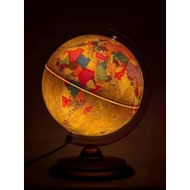 Cartographia Földgömb 25 cm - világító, antik, műanyagtalpas 5997846300058