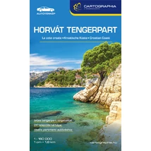 Cartographia Horvát tengerpart (Adria) térkép 9789633520369