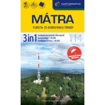 Cartographia Mátra 3in1 túrázóknak és kerékpárosoknak - vízálló térképpel 9789633523506
