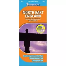 Cartographia Észak-Kelet Anglia, Nagy-Britannia turistatérkép (Michelin 0603) 9782067143395