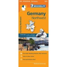Cartographia Németország régiótérkép: (Észak-nyugat) Schleswig-Holstein, Hamburg (Michelin 0541) 9782067183544