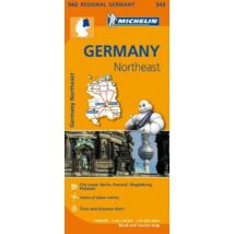Cartographia Németország régiótérkép: (Észak-kelet) Mecklenburg-Vorpommern (Michelin 0542) 9782067183575