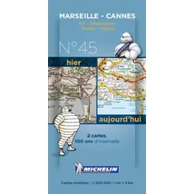 Cartographia Marseille-Cannes centenáriumi történelmi térkép (Michelin 8045) 9782067192300