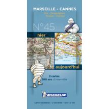 Cartographia Marseille-Cannes centenáriumi történelmi térkép (Michelin 8045) 9782067192300