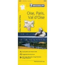 Cartographia Oise, Párizs, Val d'Oise - Franciaország résztérkép (Michelin 305) 9782067209985