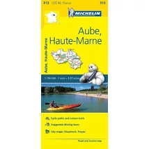 Cartographia Aube, Haute-Marne - Franciaország résztérkép (Michelin 11313) 9782067210134