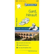 Cartographia Gard, Herault - Franciaország résztérkép (Michelin 0339) 9782067210660