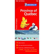 Cartographia Quebec térkép (Michelin 0760) 9782067211919