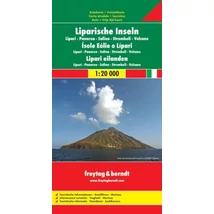 Cartographia Lipari szigetek térkép (Freytag) 9783707903126